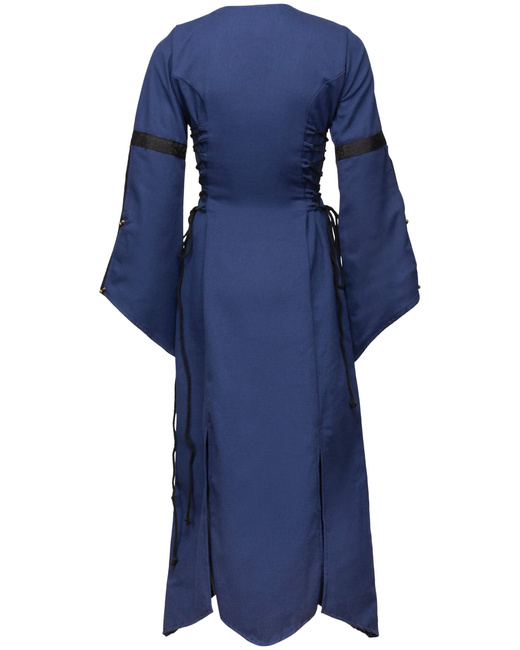 Antaris Dress Canvas - Blue - suknia bawełniana
