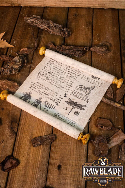 Scholar Scroll with leather Strap