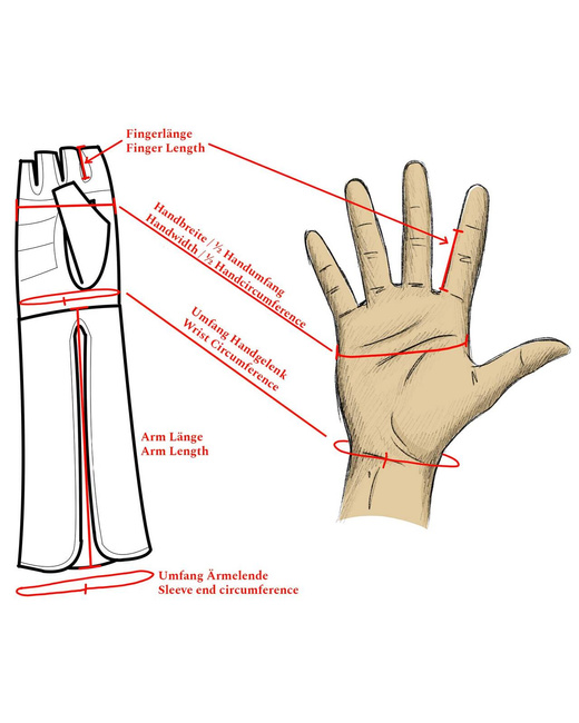 Gillian gloves - Bordeaux - rękawice