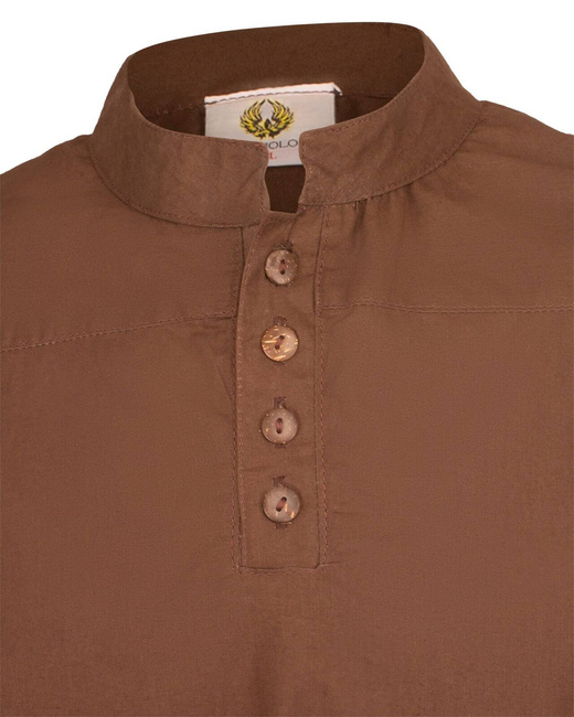 Bartold shirt - Brown - koszula średniowieczna