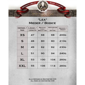 Lea Bodice Blue - kamizelka gorsetowa