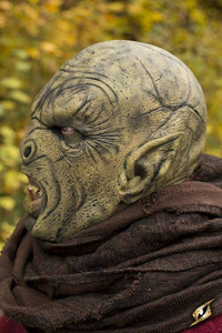 Carnal Orc - Brown / maska lateksowa Ork
