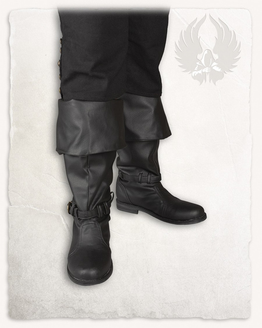 Haddock Jackboot 2nd Ed.- Black - wojskowe kozaki