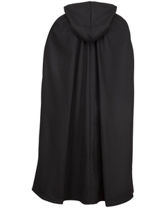 Basic Cloak - Black - płócienna opończa