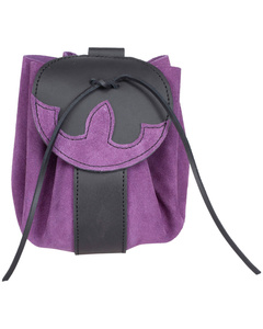 Celira belt bag - Purple - skórzana kaletka