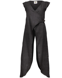 Vysera Outer Garment Herringbone - Black - suknia wierzchnia