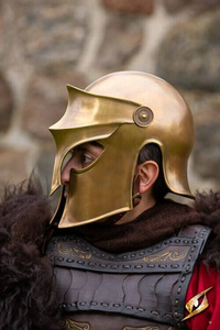 Corinthian Helmet - Brass - hełm koryncki