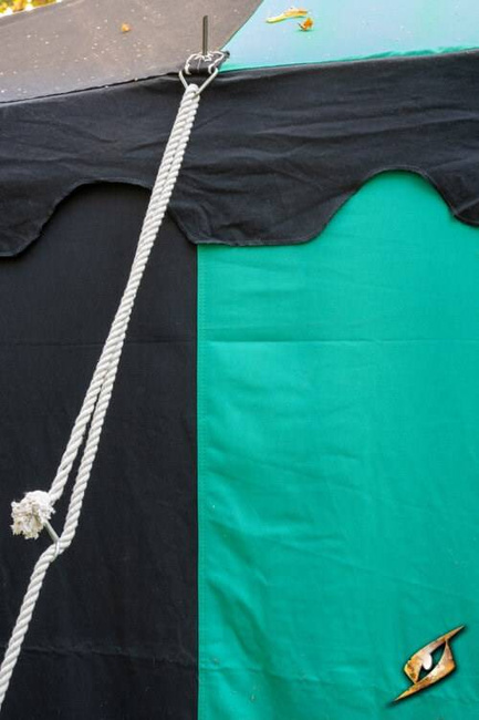 Marquee Tent - 5x8m - Epic Black/Emerald Green