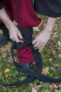 Pants Ignis - Epic Black/Dark Red