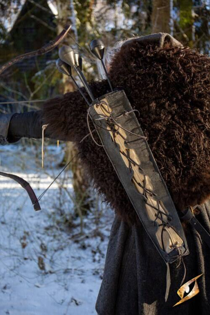 Imperial Quiver - Suede - Black- Kołczan do strzał larpowych