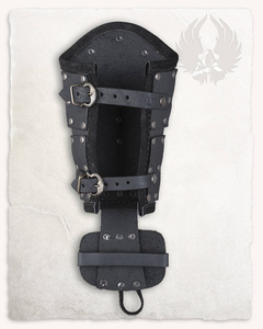 Quintus Bracers Upper Leather - Black