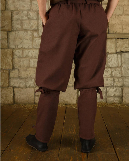 Gunnar Viking Trousers Canvas Brown - płócienne spodnie