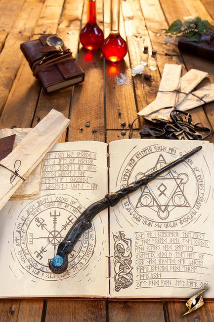 Druid Wand - Dark Brown