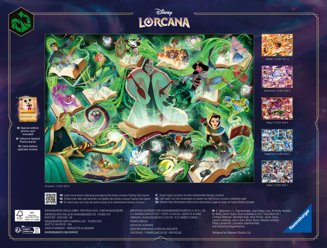 Puzzle 2D Lorcana Emerald