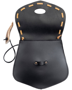 Cueron belt bag - Black - skórzana kaletka