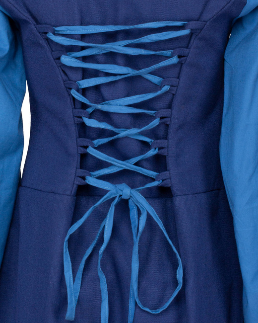 Galatea Dress - Blue - suknia bawełniana