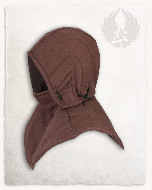 Aulber Padded Collar with Coif Canvas - Brown