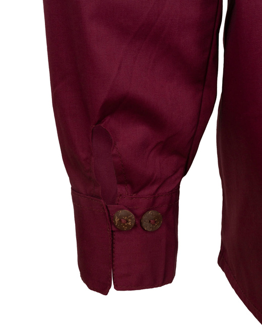 Lucious - Bordeaux - koszula bawełniana