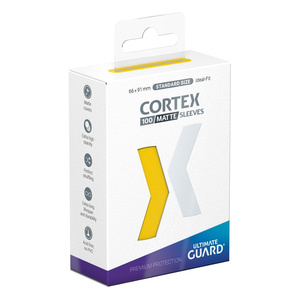 UG CORTEX Matte Sleeves Standard Size  Yellow (100)
