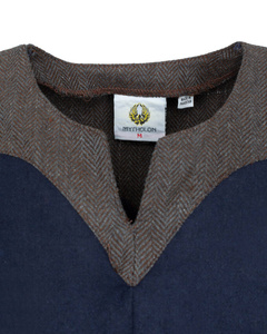 Norgaard Tunic wool embroidered - Blue- tunika średniowieczna