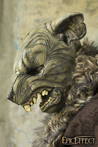 Rodent - Brown / maska lateksowa Mutant Szczur (Gryzoń)