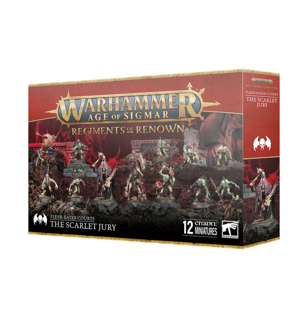 Age of Sigmar: Regiment of Renown Flesh-eater Courts The Scarlet Jury [12 modeli]