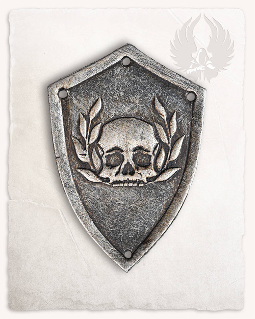 Luthor Small Shield 2ND ED - Silver Skull