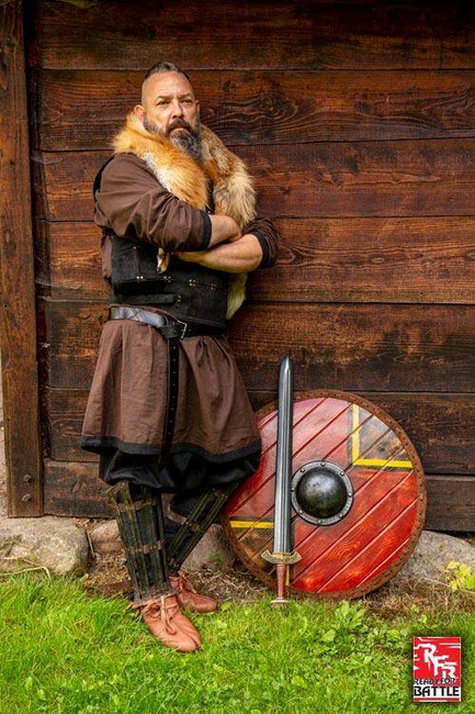 RFB Fighter Leather Armour - Black