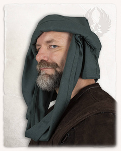 Rafael Chaperon Canvas Green - średniowieczna czapka