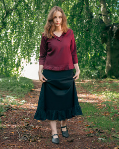 Josefina Blouse Light Cotton - Black