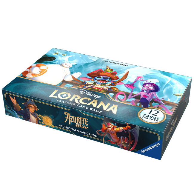 Disney Lorcana: Azurite Sea Booster Box (24 boostery)