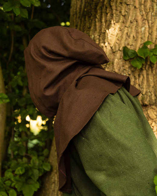 Notker hood canvas Brown - kaptur średniowieczny