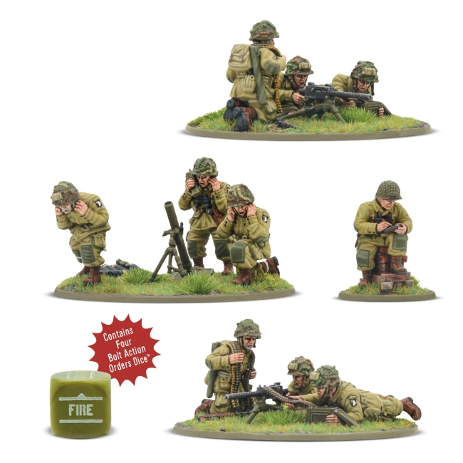 Bolt Action: US Airborne (D-Day) Heavy Weapons Platoon
