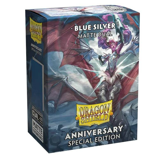 Dragon Shield: Matte – Blue/Silver Special Edition