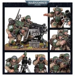 Warhammer 40000: Astra Militarum Cadian Heavy Weapons Squad