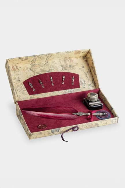 Lordship Writing Set - Bordeaux - zestaw kaligraficzny