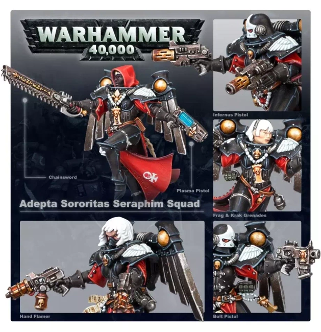 Warhammer 40000: Adepta Sororitas Seraphim Squad