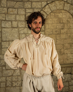 Alex shirt cream - koszula średniowieczna