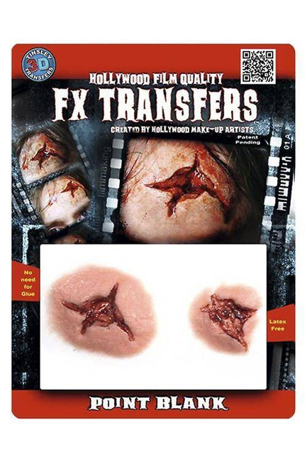 Point Blank 3D FX  Transfers - tatuaż 3D, rana postrzałowa