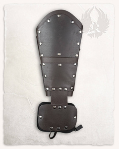 Quintus Bracers Split Leather - Brown