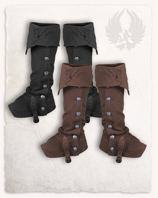 Gabriel Boot Gaiters Cotton Brown - bawełniane ochraniacze na buty