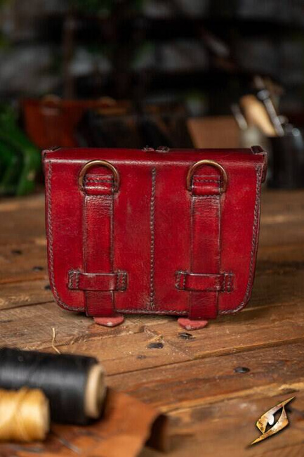 Hard Pouch for Sword Belt - Red - kaletki do pasa Sword Belt