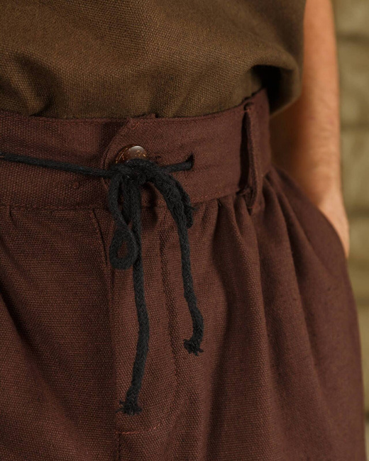 Gunnar Viking Trousers Canvas Brown - płócienne spodnie