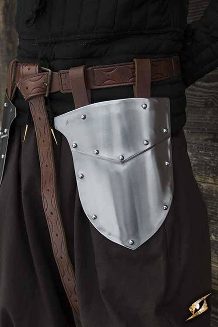 Soldiers Belt Shields - Polished Steel