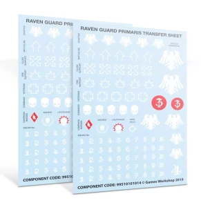 Warhammer 40000: Raven Guard Primaris Upgrades and Transfers