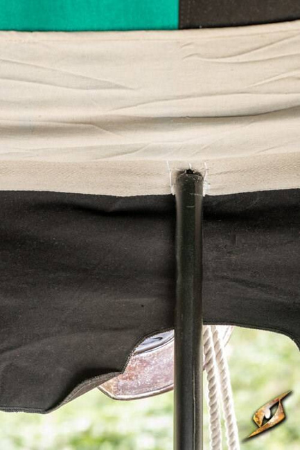 Marquee Tent - 5x8m - Epic Black/Emerald Green