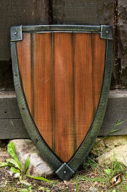 Crusader Shield - Wood - 70x50 cm