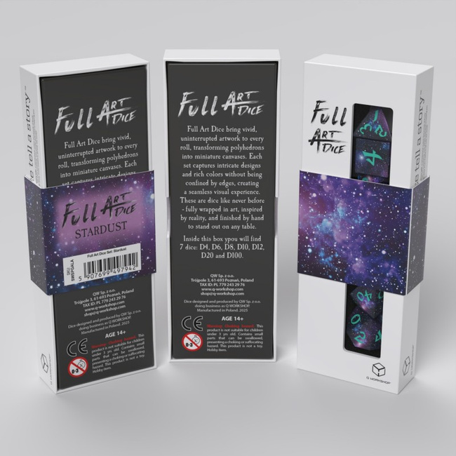 Zestaw Kości Full Art: Gwiezdny Pył