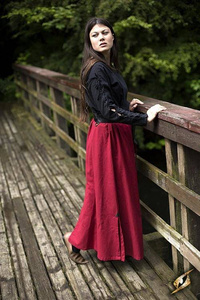 Battle Skirt - Dark Red (unisex)