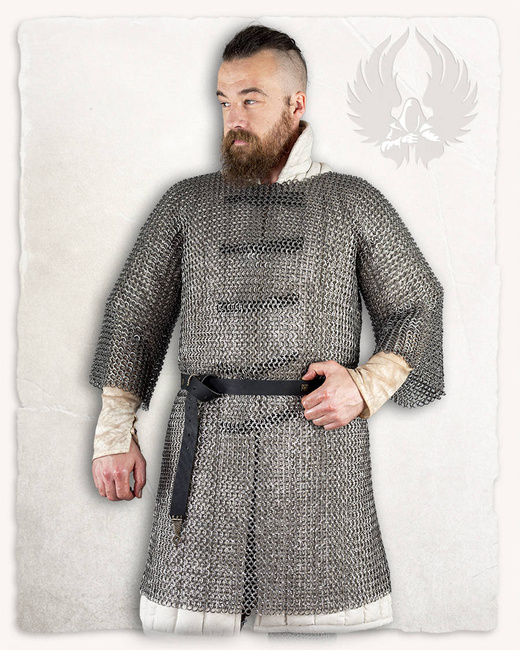 John Chain Mail Flat Ring - Blank